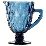 Jarra 1 Litro Diamante Azul 20cm Altura 14cm Diâmetro